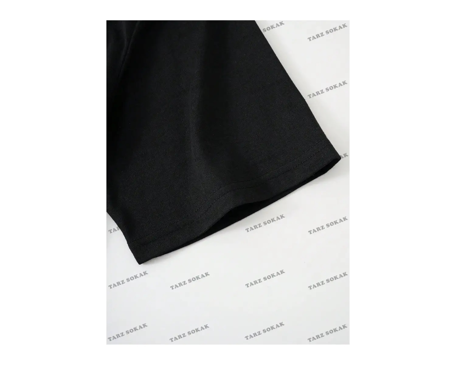 KOD Trend Street Life Erkek Slogan ve Yıldız Baskılı Damla Omuz Tişört