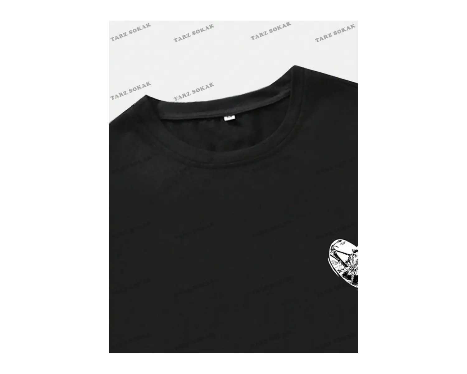 KOD Trend Street Life Erkek Sloganlı Grafik Tişört