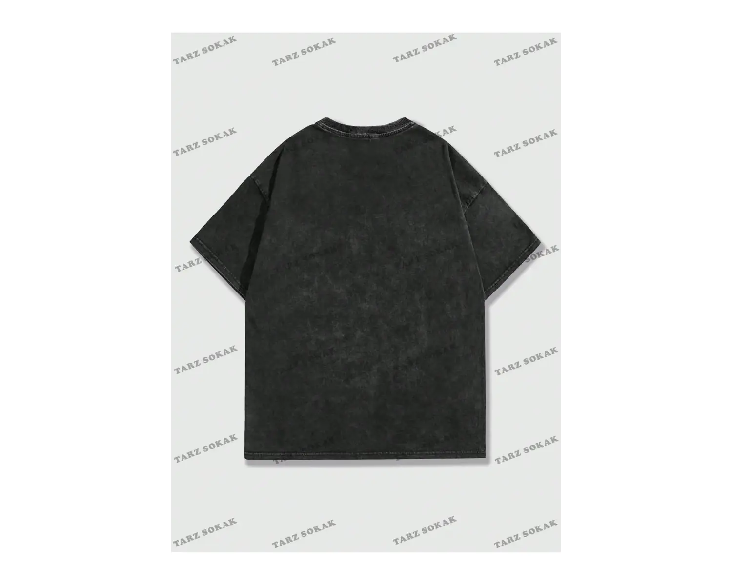 KOD Trend Street Life İlkbahar Yaz Günlük Giyime Uygun Kafatası ve Slogan Baskılı Kısa Kollu Erke