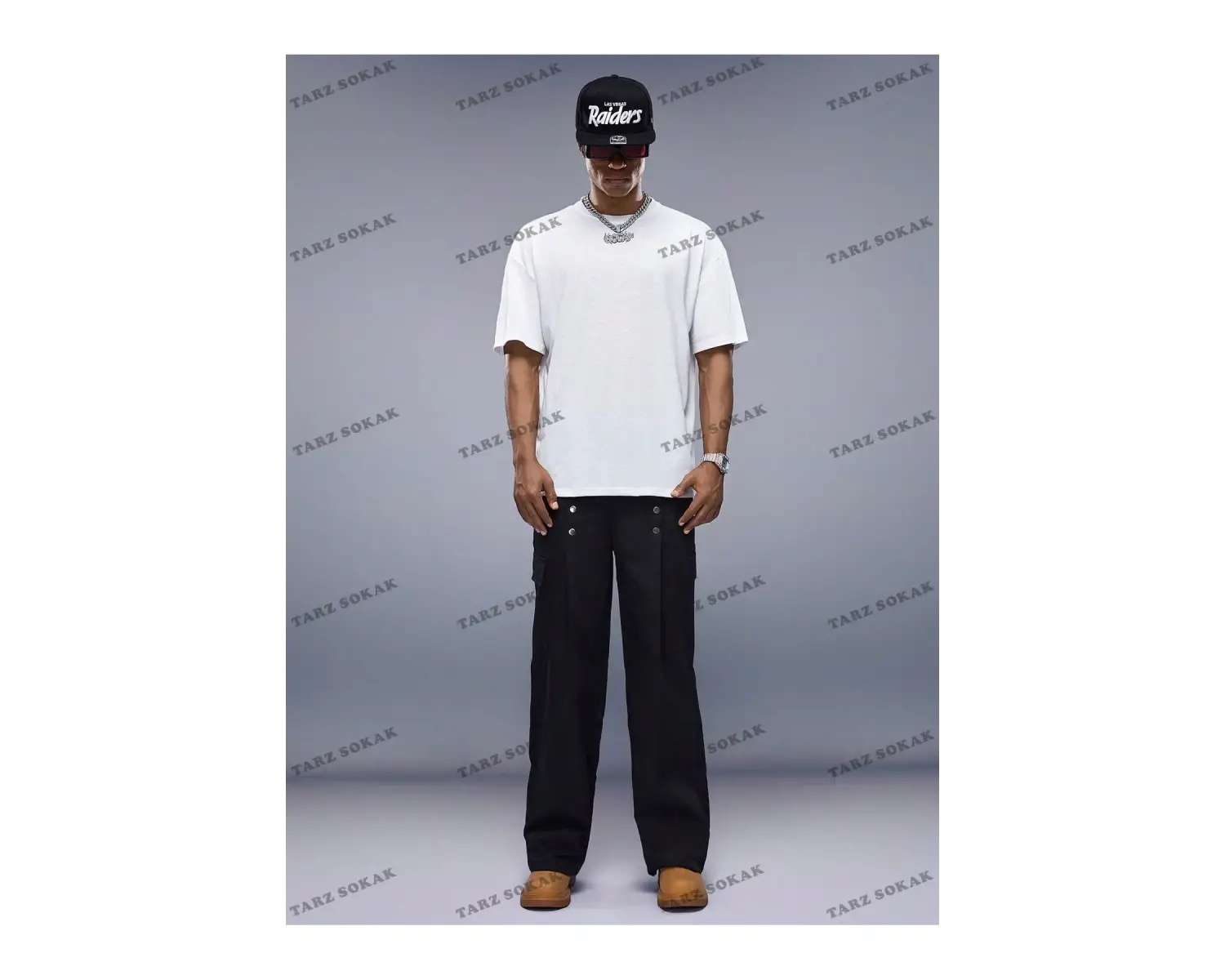 KOD Trend StreetEZ Oversize Sloganlı Grafik Erkek Tişört