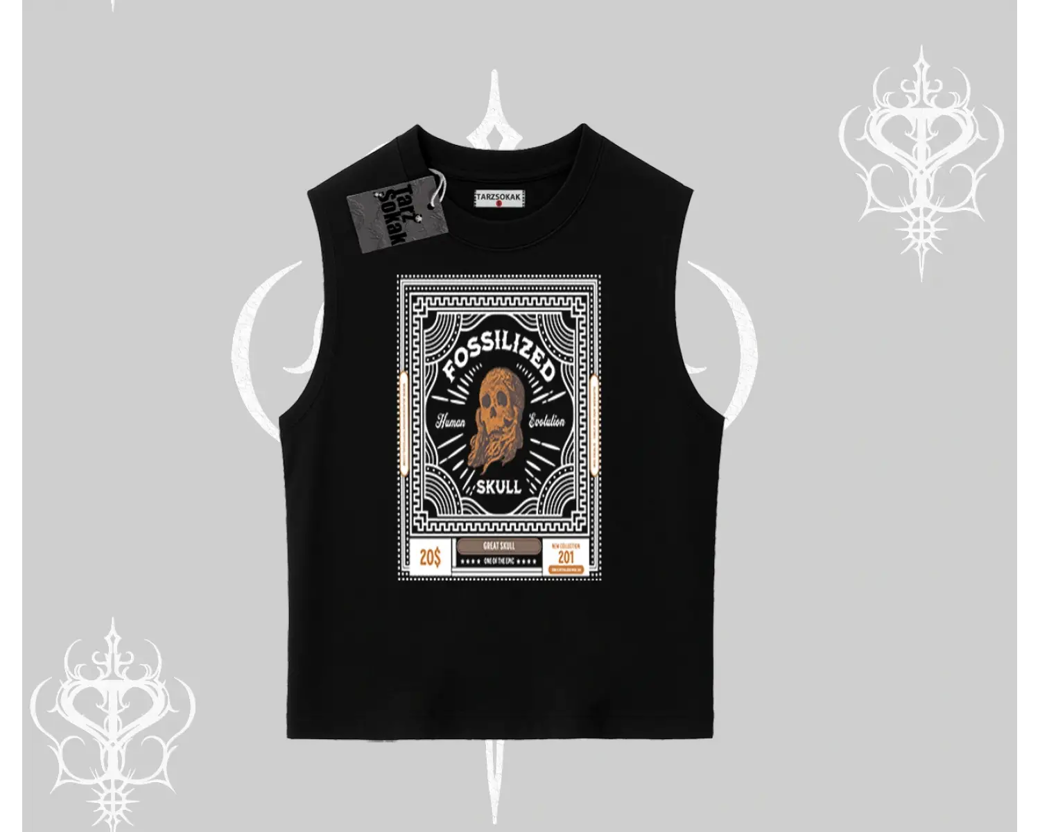 Kolsuz Tshirt Fossilized Skull Underground Archive