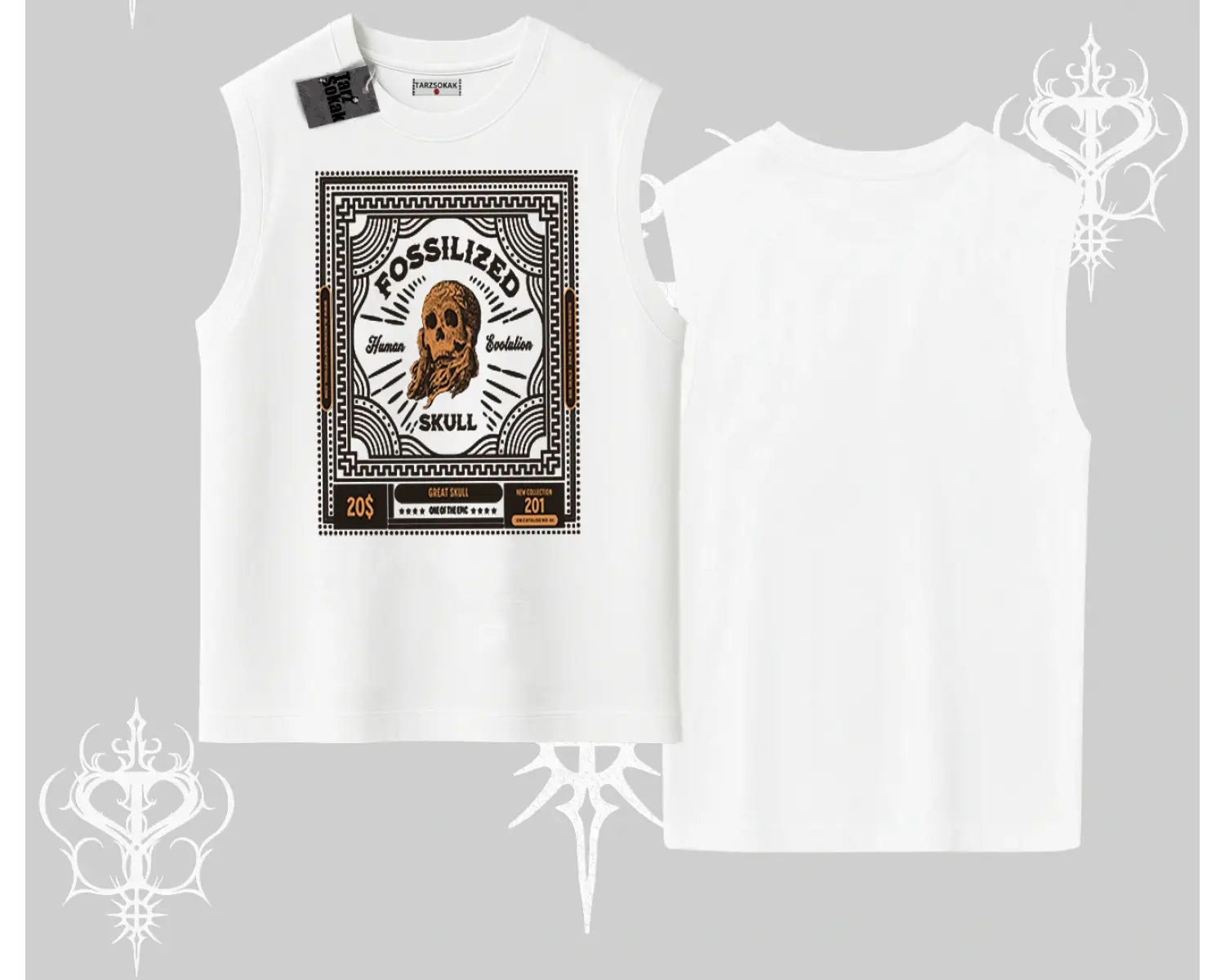 Kolsuz Tshirt Fossilized Skull Underground Archive