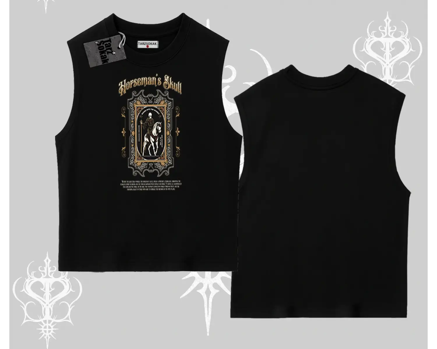 Kolsuz Tshirt Horseman’s Skull Dark Relic Street Legacy