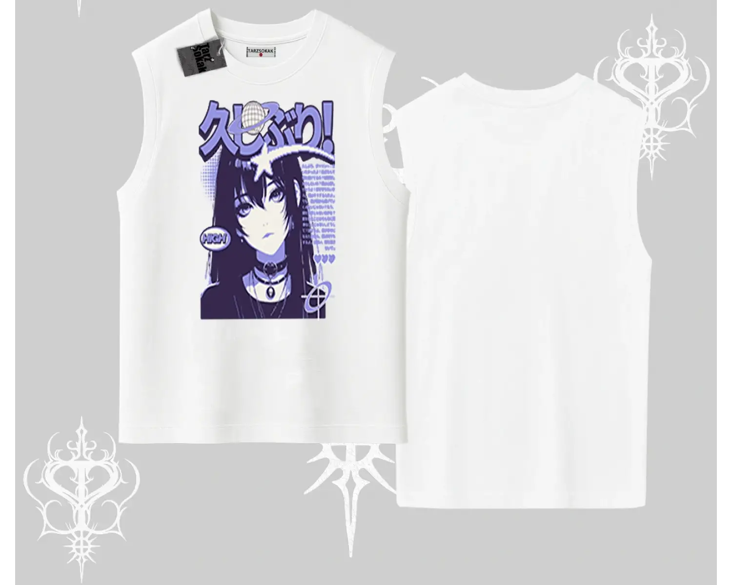 Kolsuz Tshirt Neo Tokyo Girl Y2K Street Anime Aesthetic