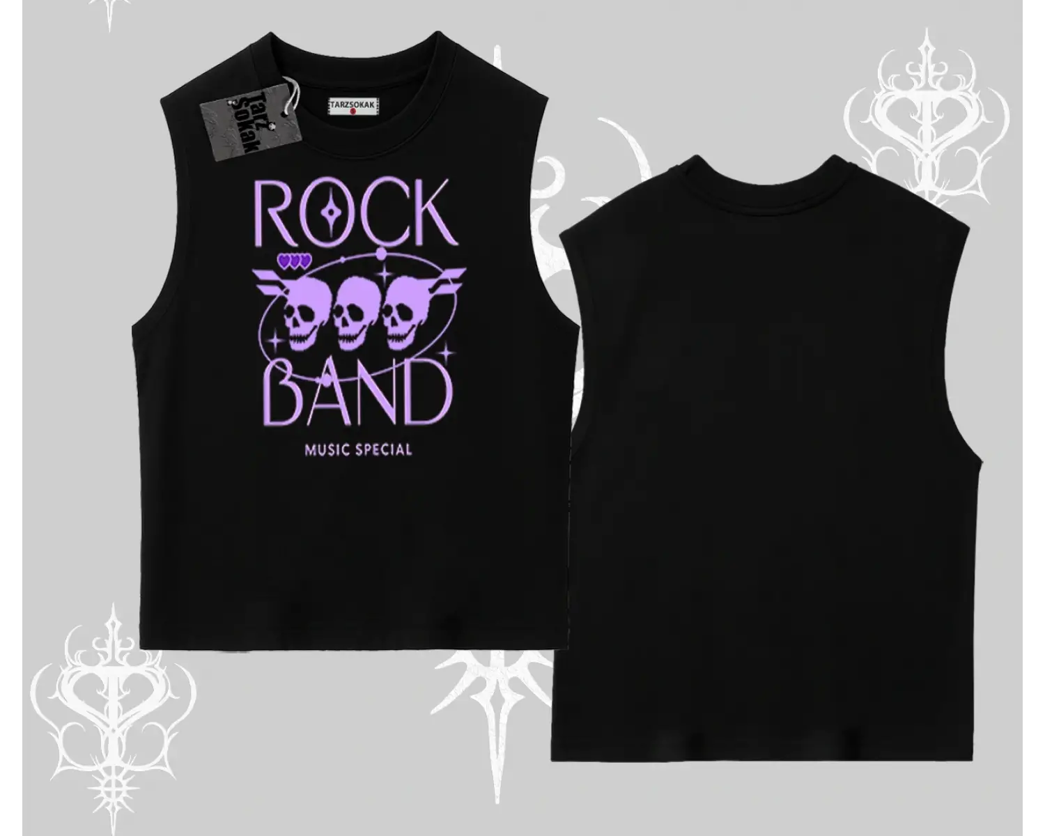 Kolsuz Tshirt Rock Band Street Noise Culture