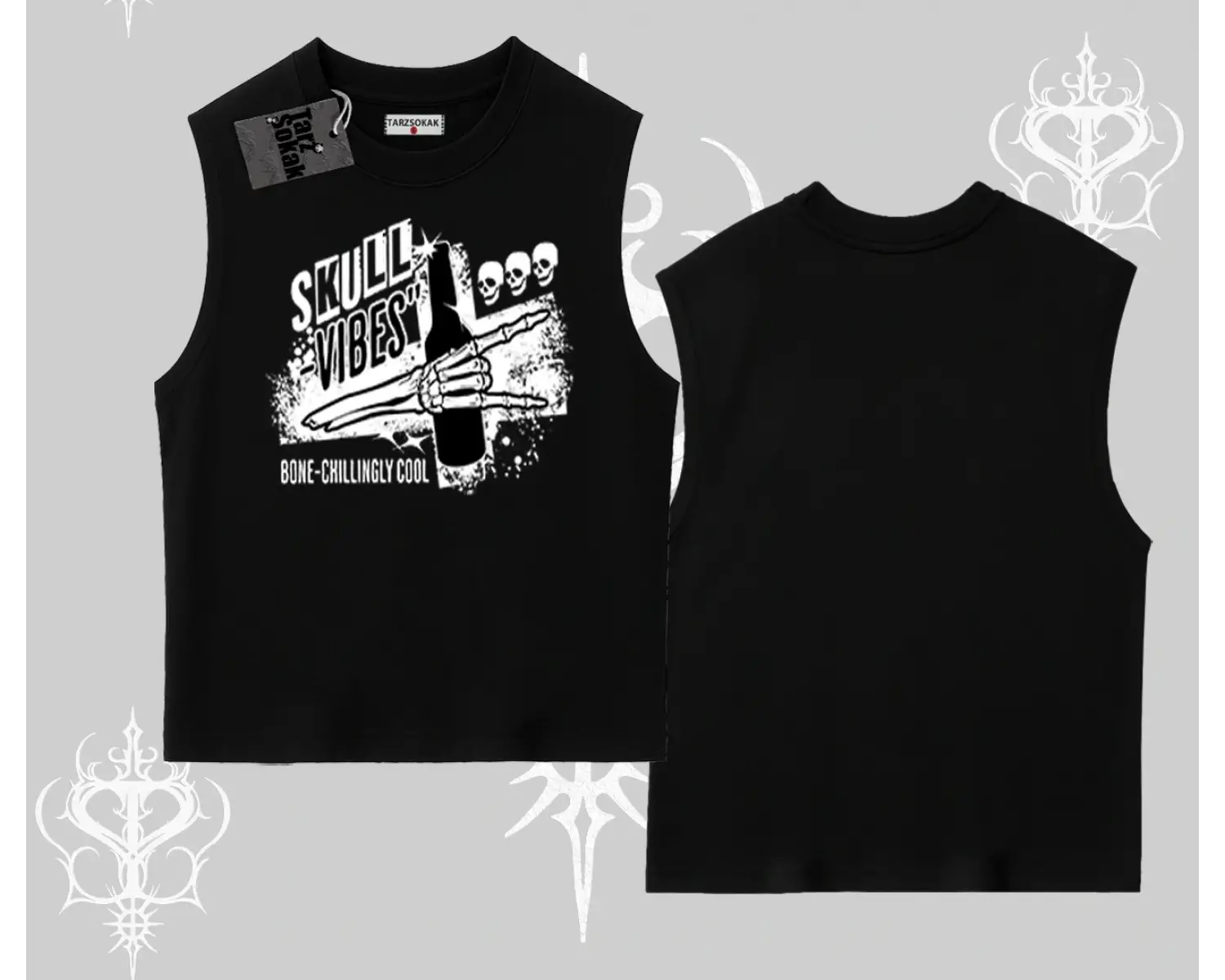 Kolsuz Tshirt Skull Impact Bone Chilling Street Icon