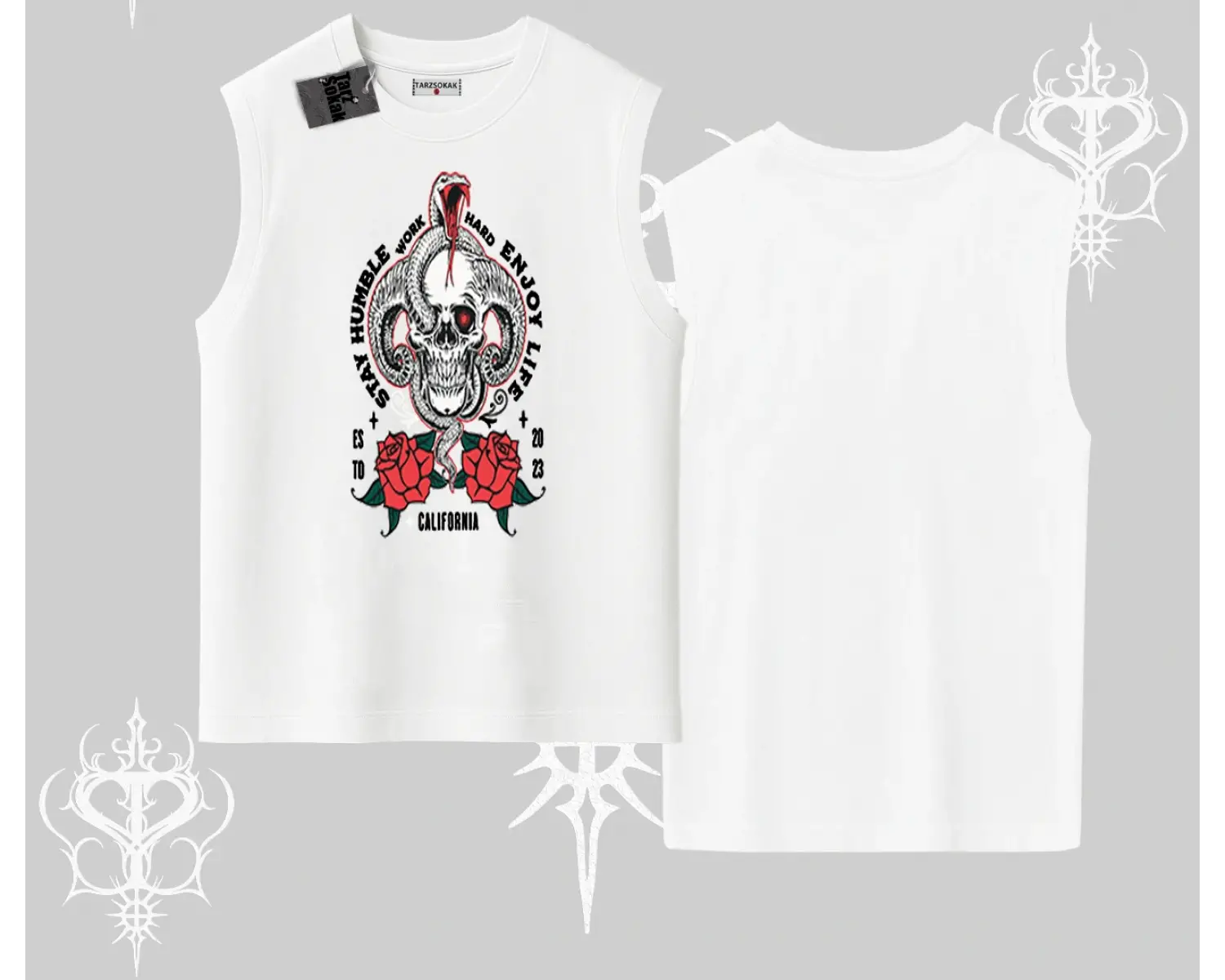 Kolsuz Tshirt Stay Humble Work Hard Enjoy Life