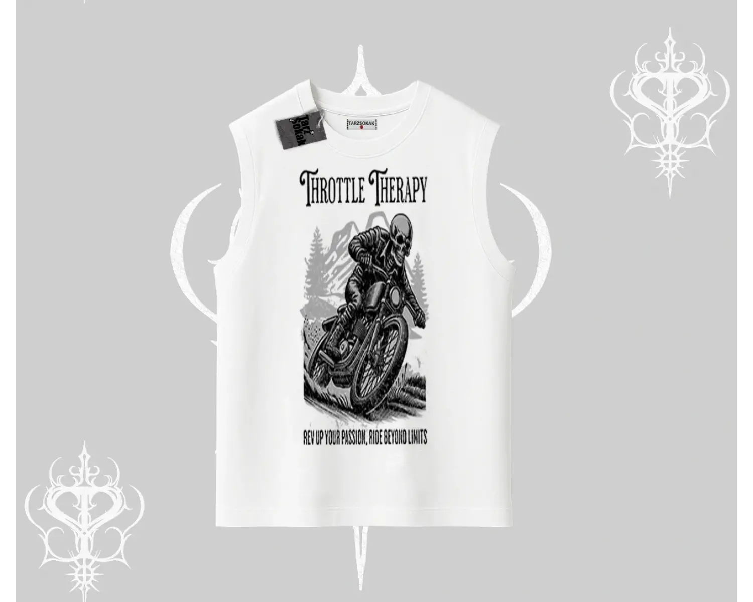 Kolsuz Tshirt Throttle Therapy No Brakes Just Freedom