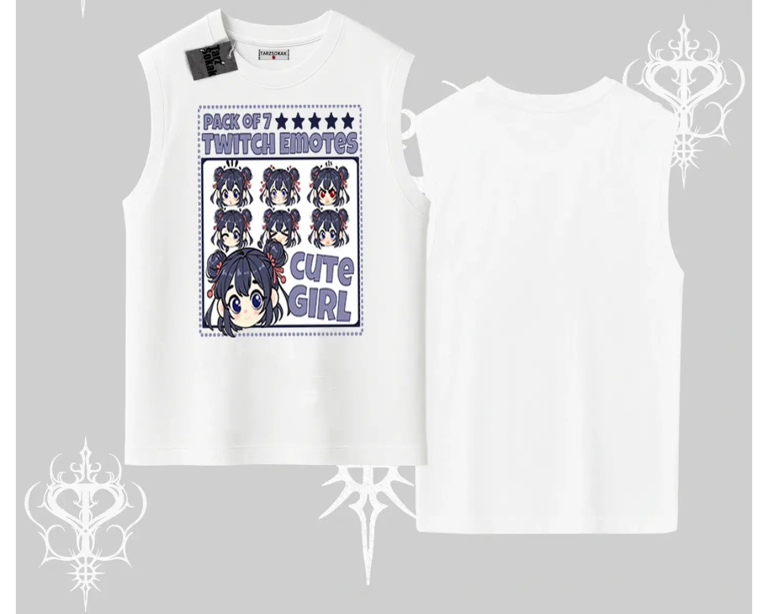 Kolsuz Tshirt Twitch Emotes Cute Girl Anime Expression