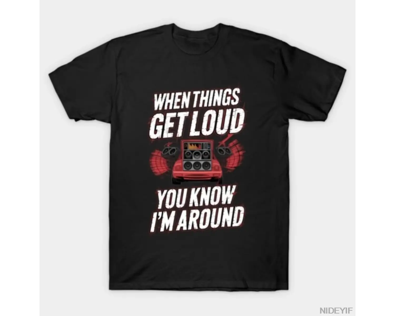 Komik Araba Ses Basshead T-shirt Erkekler Kadınlar Için % 100% Pamuk T Shirt Kısa Kollu Üstle