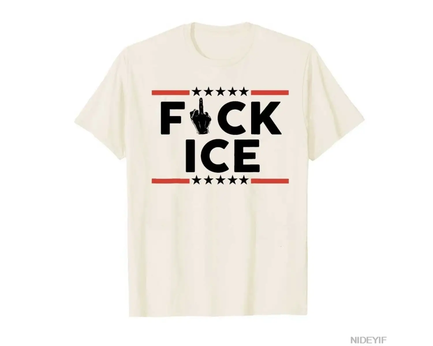 Komik F Ice No Human Yasadışı Değil Erkekler Kadınlar için T-shirt % 100% Pamuklu T Shirt Kıs