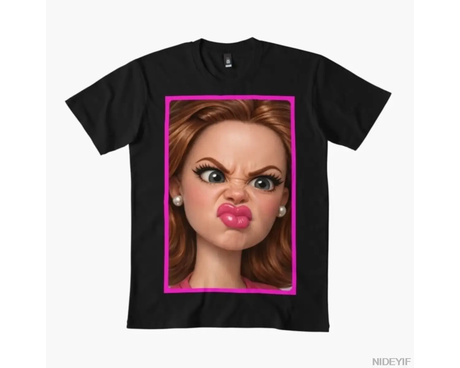 Komik İğrenç Bebek Yüz Meme T-shirt Erkekler Kadınlar Için % 100% Pamuk T Shirt Kısa Kollu Üs