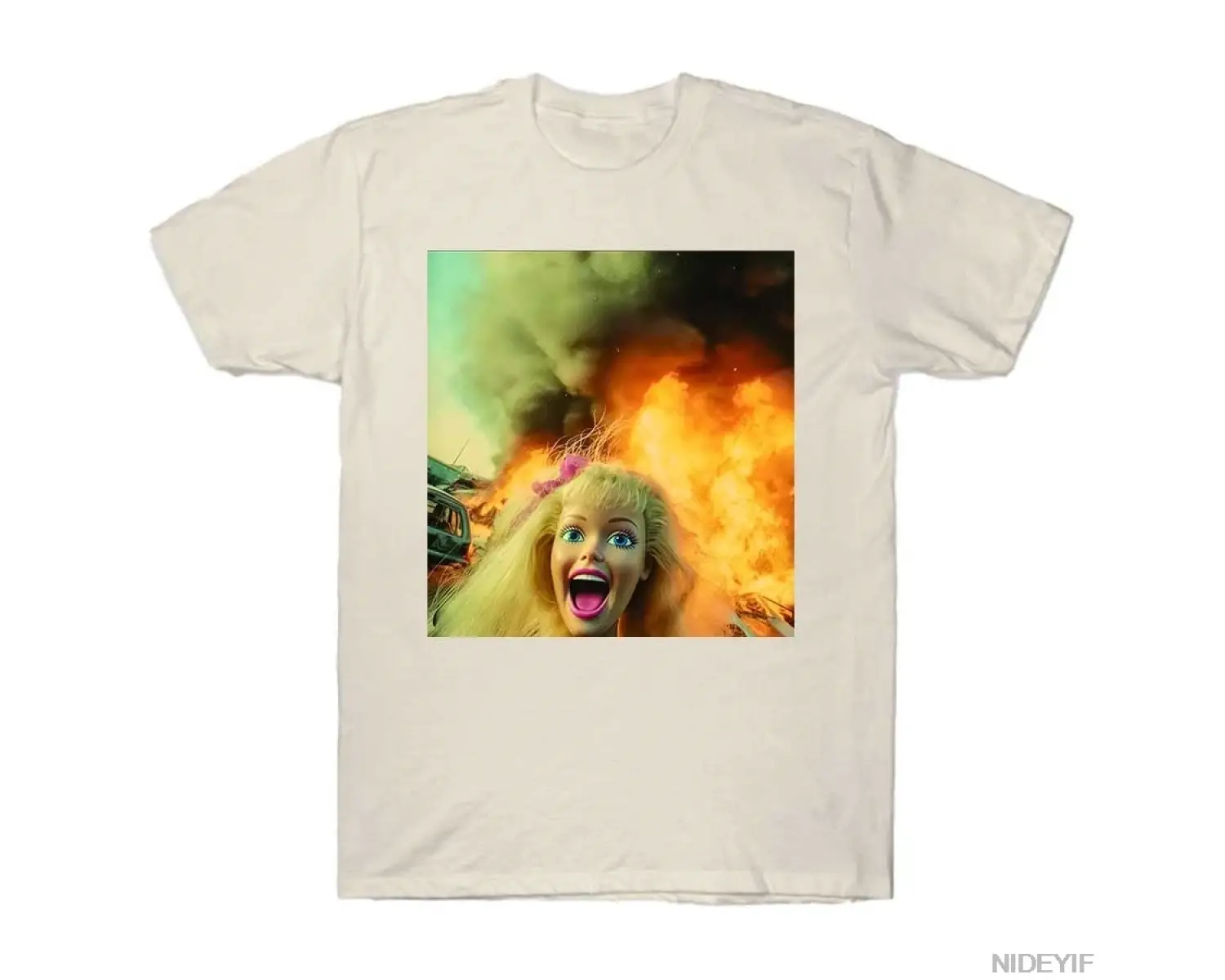 Komik İğrenç Bebek Yüz Meme T-shirt Erkekler Kadınlar Için % 100% Pamuk T Shirt Kısa Kollu Üs