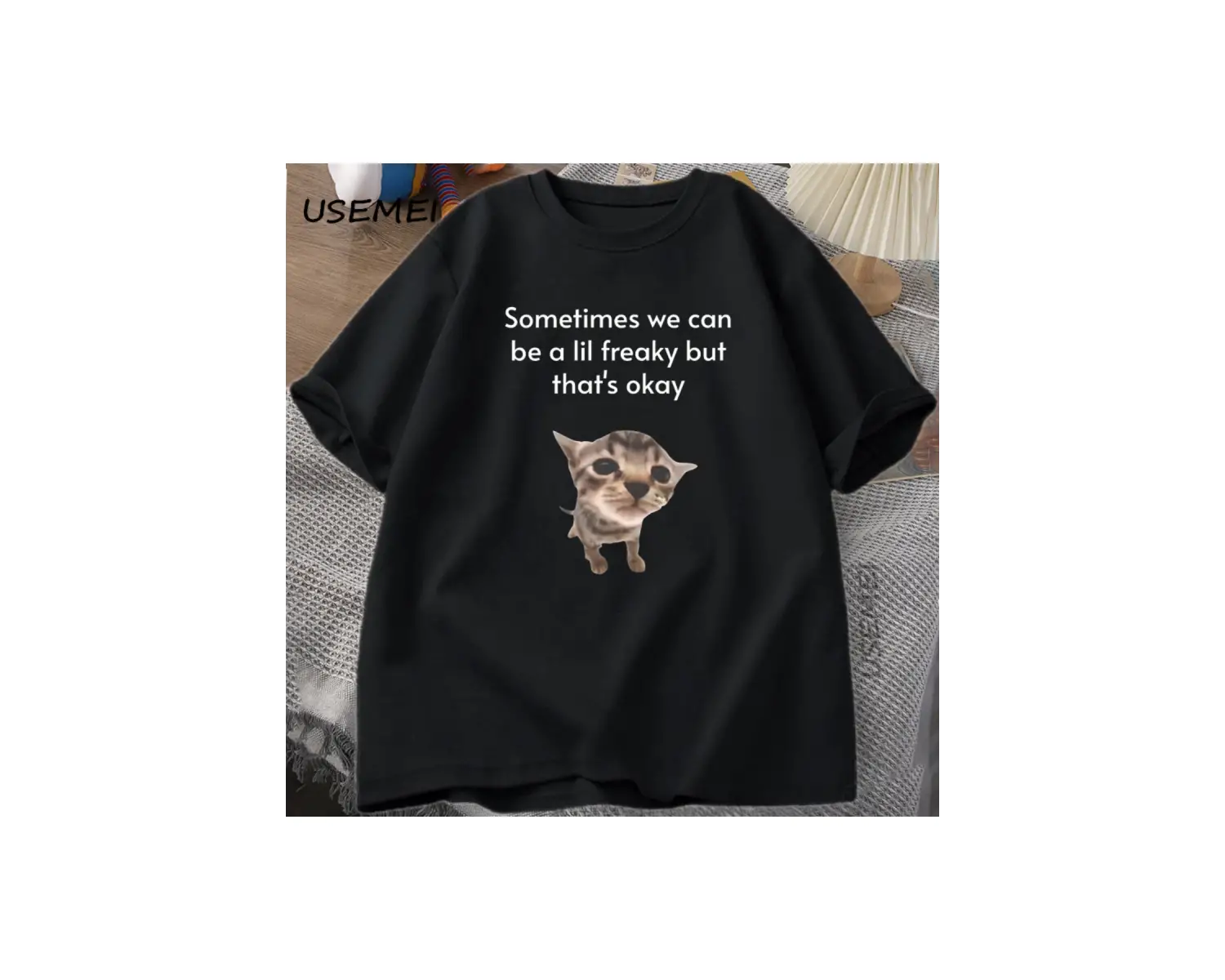 Komik Kedi Grafik Tee Erkek Kadın Sevimli Hayvan Sevgilisi T Shirt Unisex T-Shirt Harajuku Er 2999