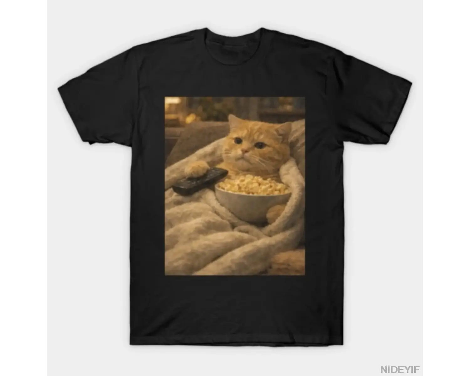 Komik kedi meme T-shirt Erkekler Kadınlar Için % 100% Pamuk T Shirt Kısa Kollu Üstler 0102-2
