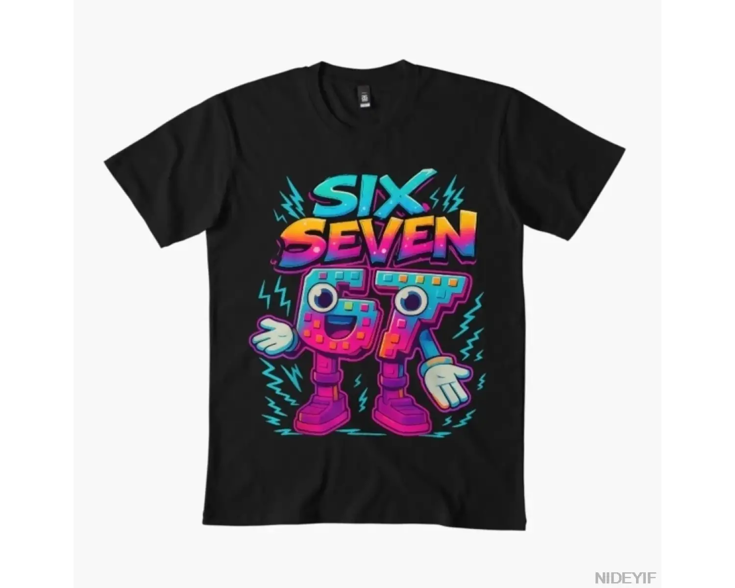 Komik Meme 67 Altı Yedi 6 7 İtalyan Beyin Çürümesi Genç Erkek Çocuk Tişörtü Erkekler Kadınlar