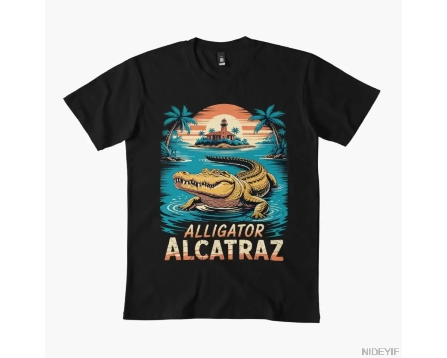 Komik Meme Florida Everglades Timsah T-shirt Erkekler Kadınlar Için % 100% Pamuk T Shirt Kısa