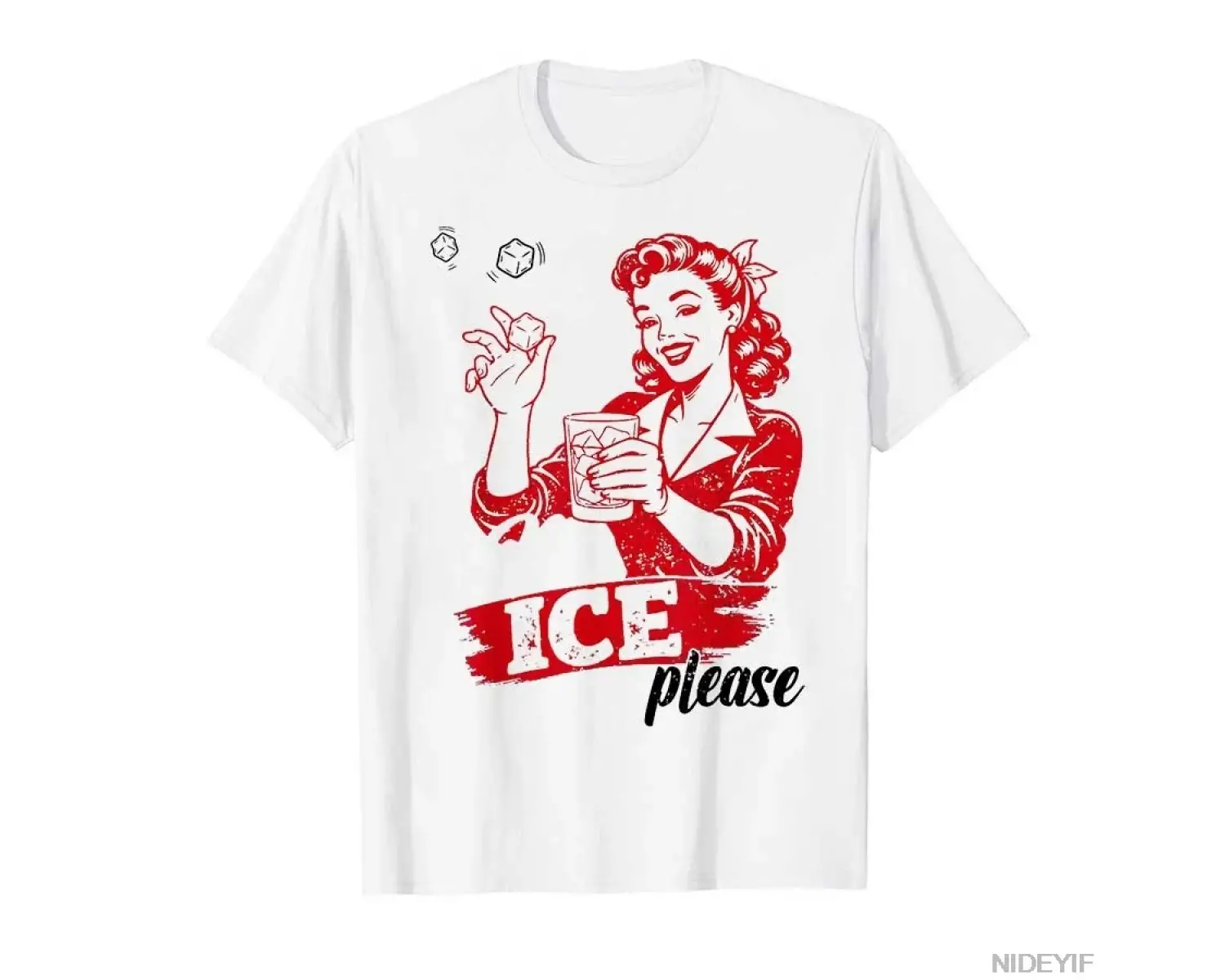 Komik No Ice Lütfen Meme T-shirt Erkekler Kadınlar Için % 100% Pamuklu T Shirt Kısa Kollu Üst