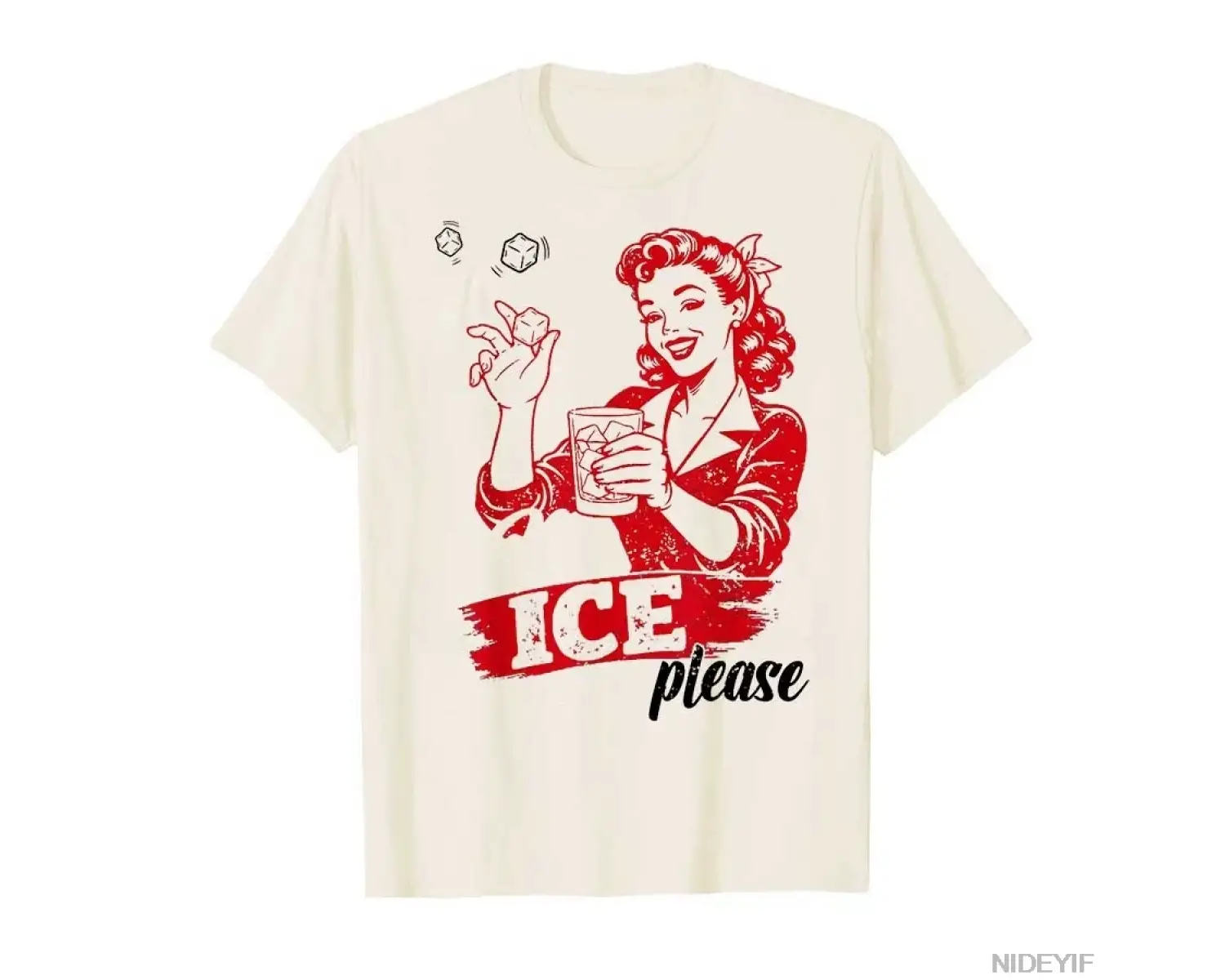 Komik No Ice Lütfen Meme T-shirt Erkekler Kadınlar Için % 100% Pamuklu T Shirt Kısa Kollu Üst