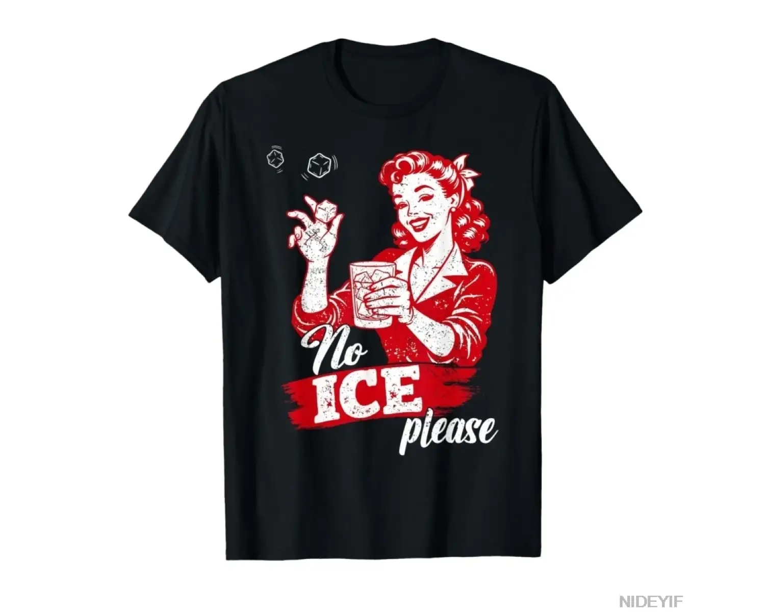 Komik No Ice Lütfen Meme T-shirt Erkekler Kadınlar Için % 100% Pamuklu T Shirt Kısa Kollu Üst