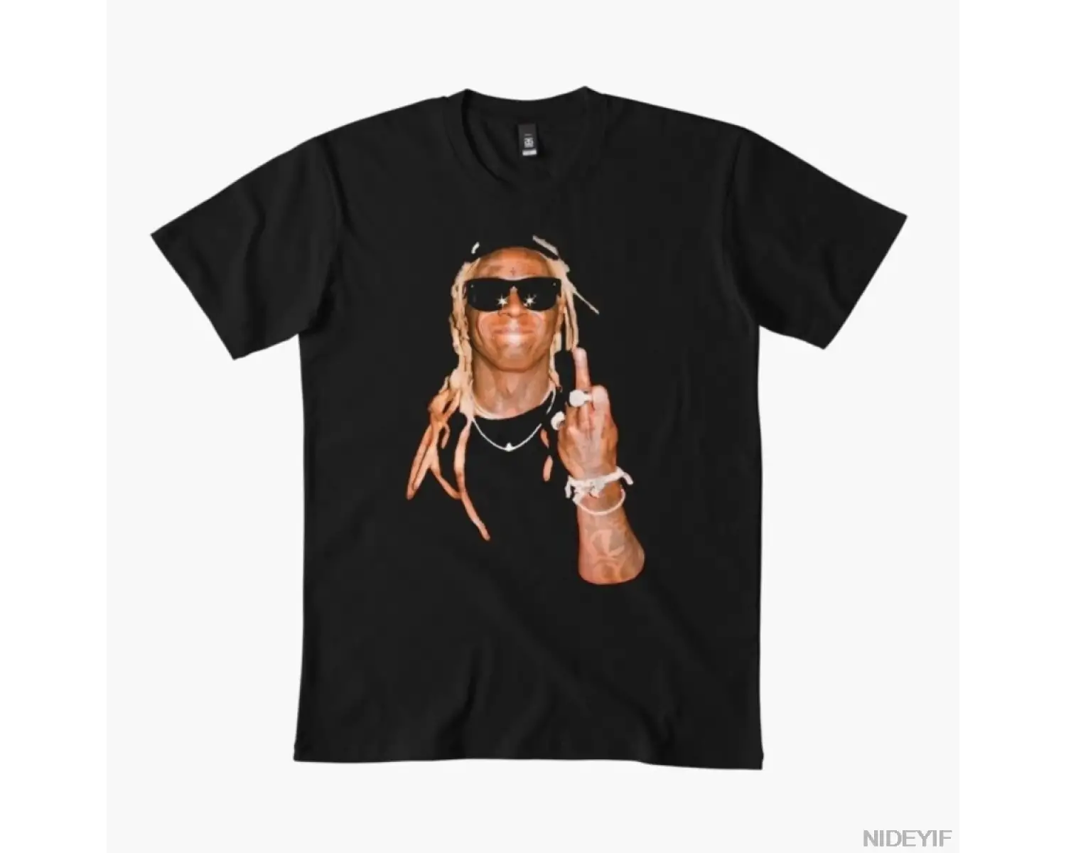 Komik Rapçi Lil Way Erkekler Kadınlar Için T-shirt % 100% Pamuk T Shirt Kısa Kollu Üstler 122