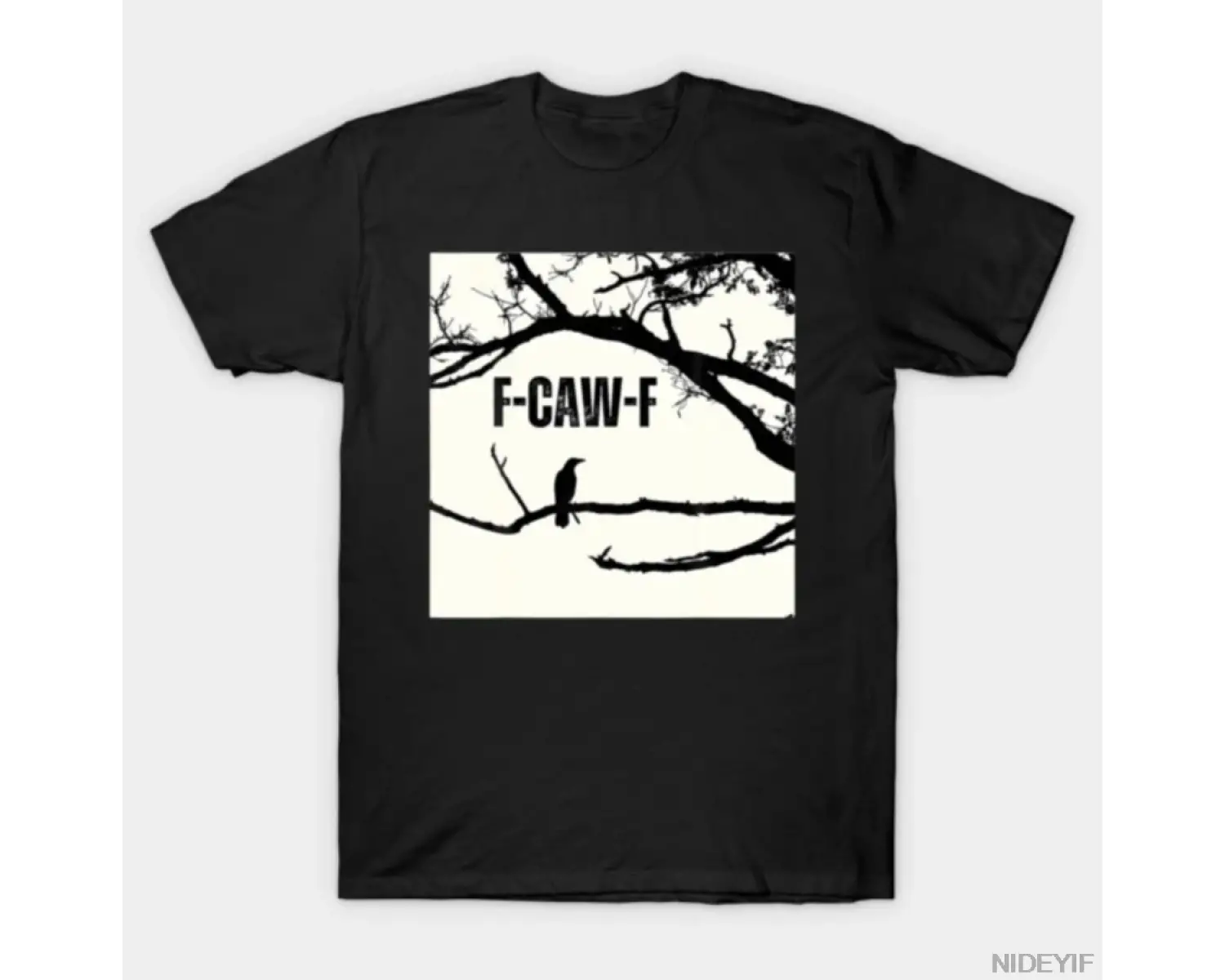 Komik Trend Memes Komik Alaycı Sözler F-Caw-F Erkekler Kadınlar Için T-shirt % 100% Pamuk T S