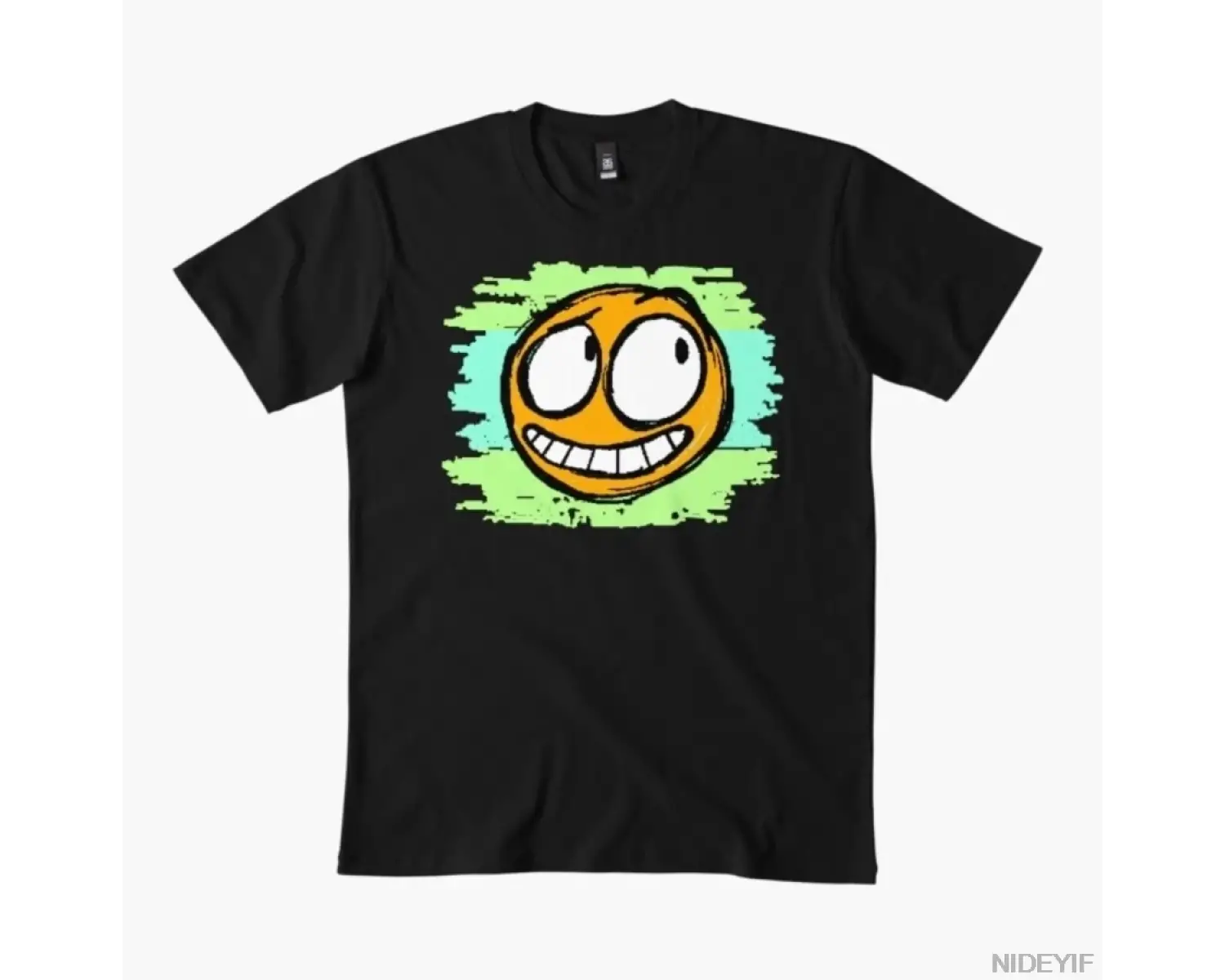 Korkmuş Yüz Emoji Erkek Kadın Tişörtü %100 Pamuklu Tişörtler 3XS-3XL Üstler 1224-3