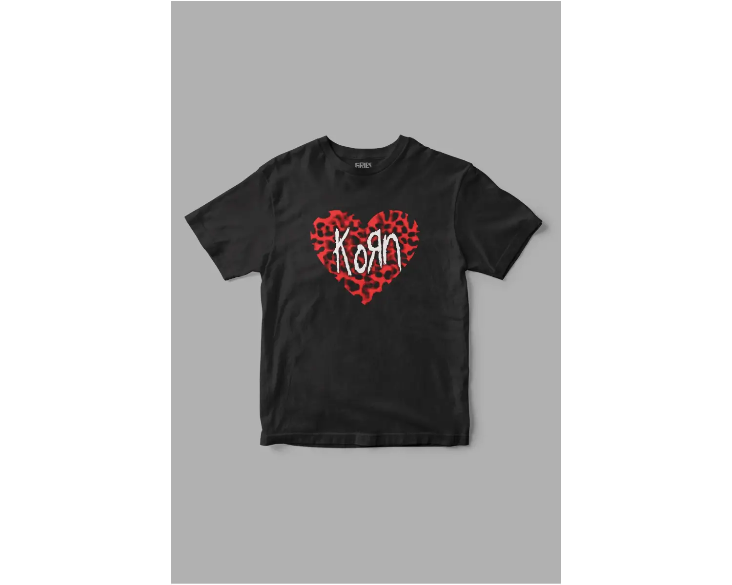 Korn Heart Baskılı Tişört