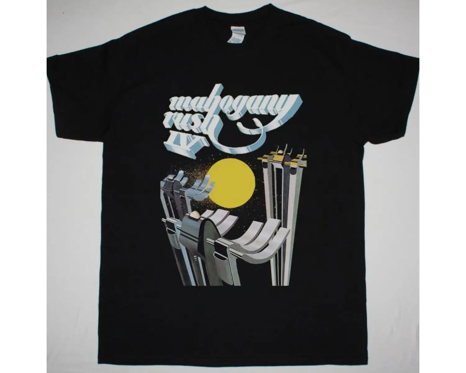 KRAFTWERK MUSIQUE/MUSIC NON STOP NEW WHITE RARE T-SHIRT ÖN BASKILI