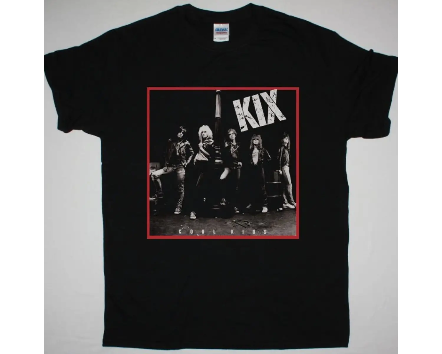 L.A. GUNS RENEGADES SHIELD NEW BLACK TSHIRT ÖN BASKILI