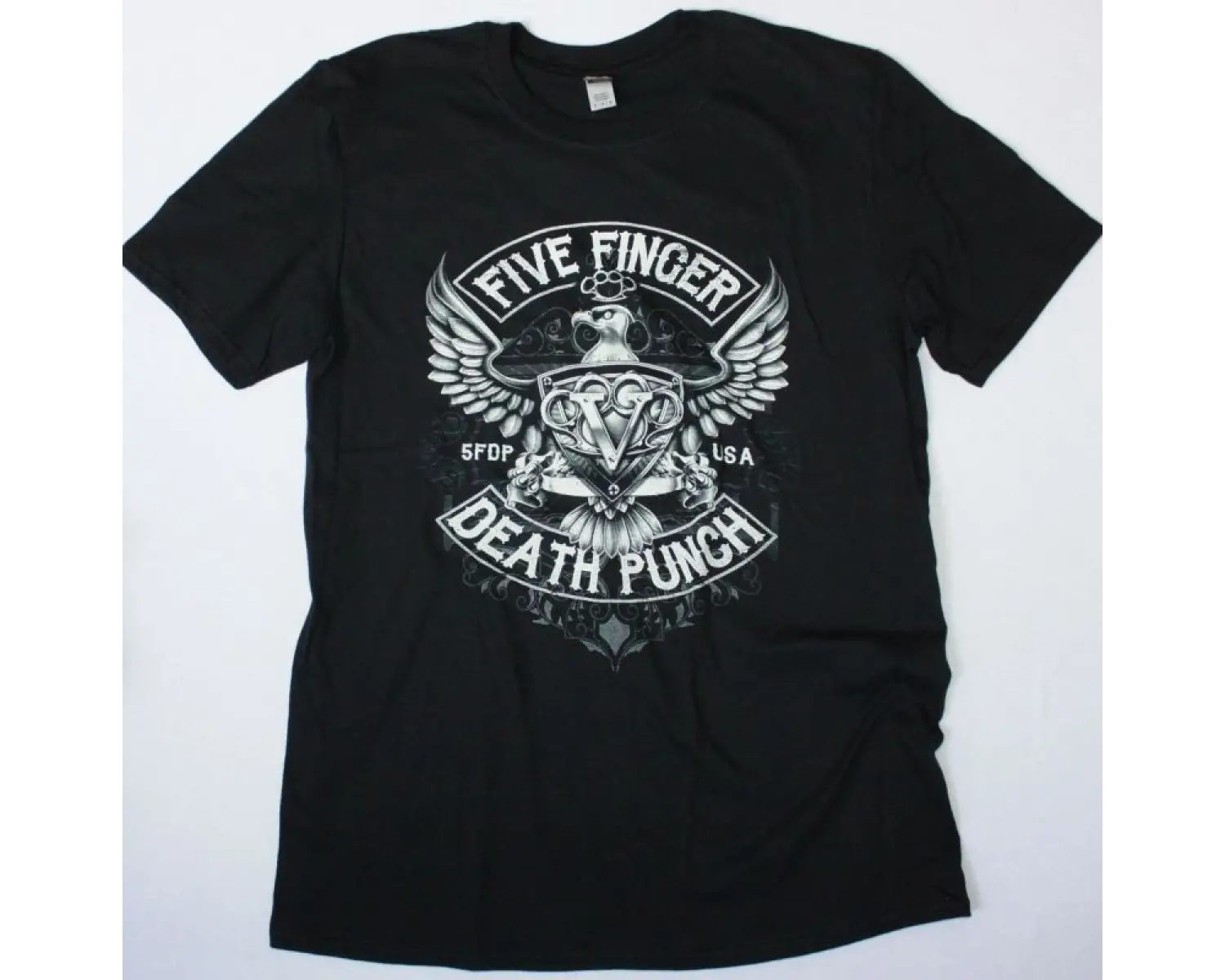 LAIBACH LOGO NEW BLACK T-SHIRT ÖN BASKILI