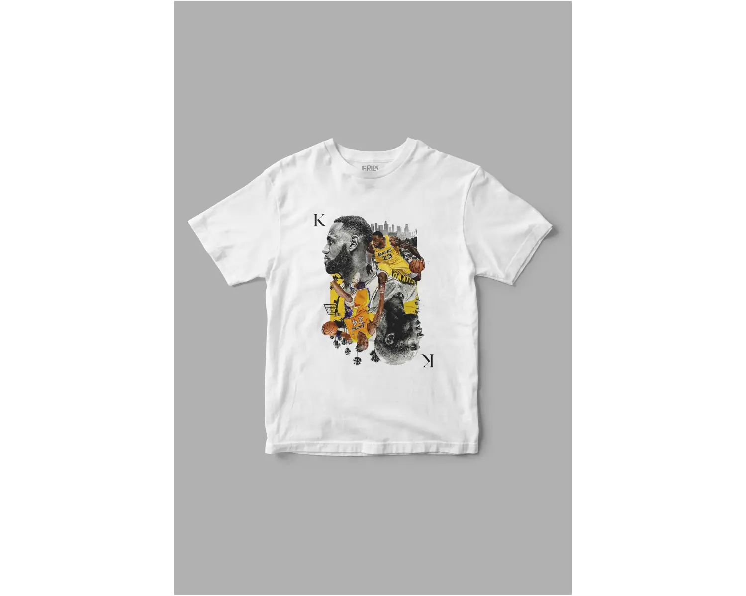 Lebron James ve Koby Brant Baskılı Tişört