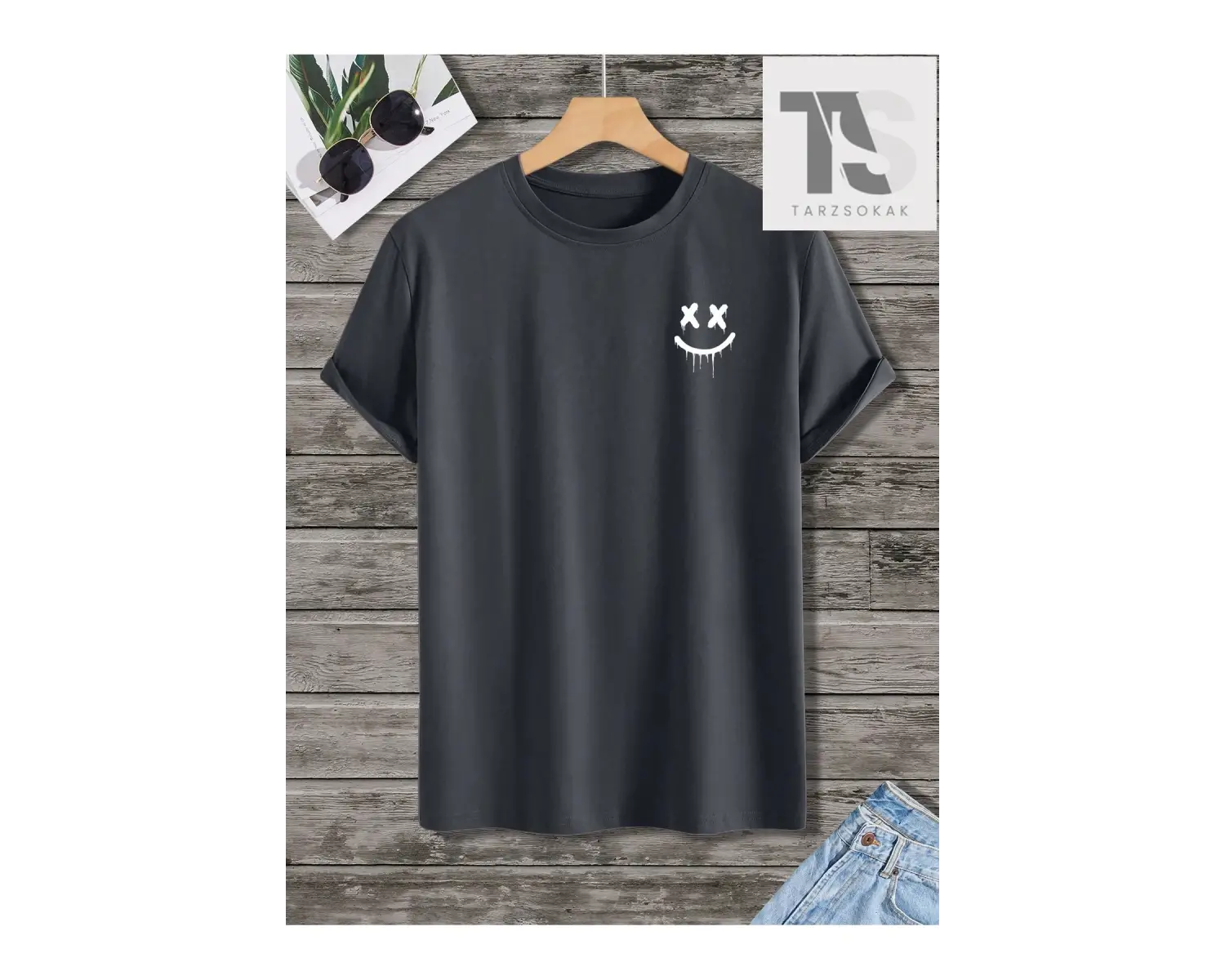 LEGND Erkek Ayı Baskılı Tişört