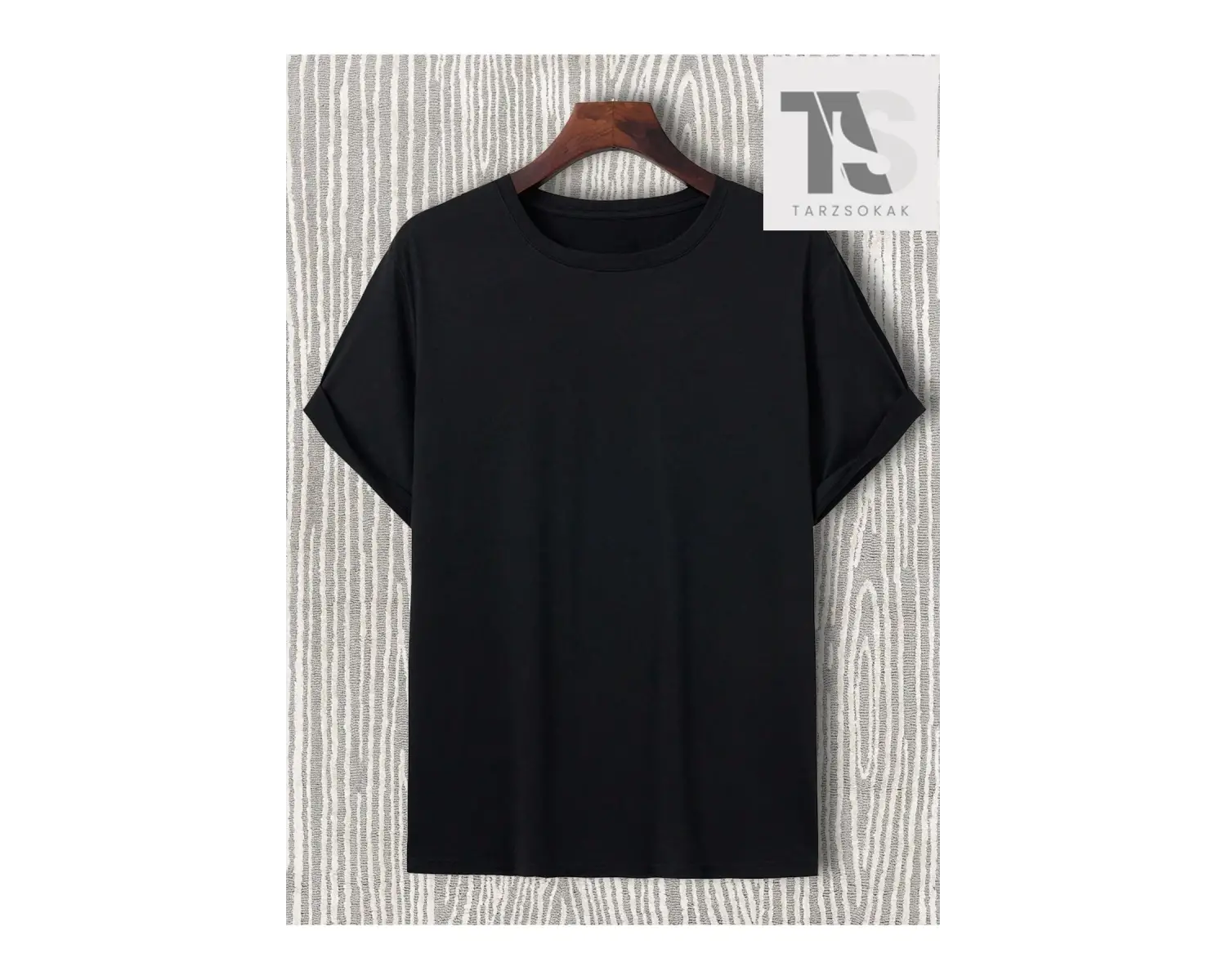 LEGND Gül Ve Harf Baskılı Erkek T-Shirt