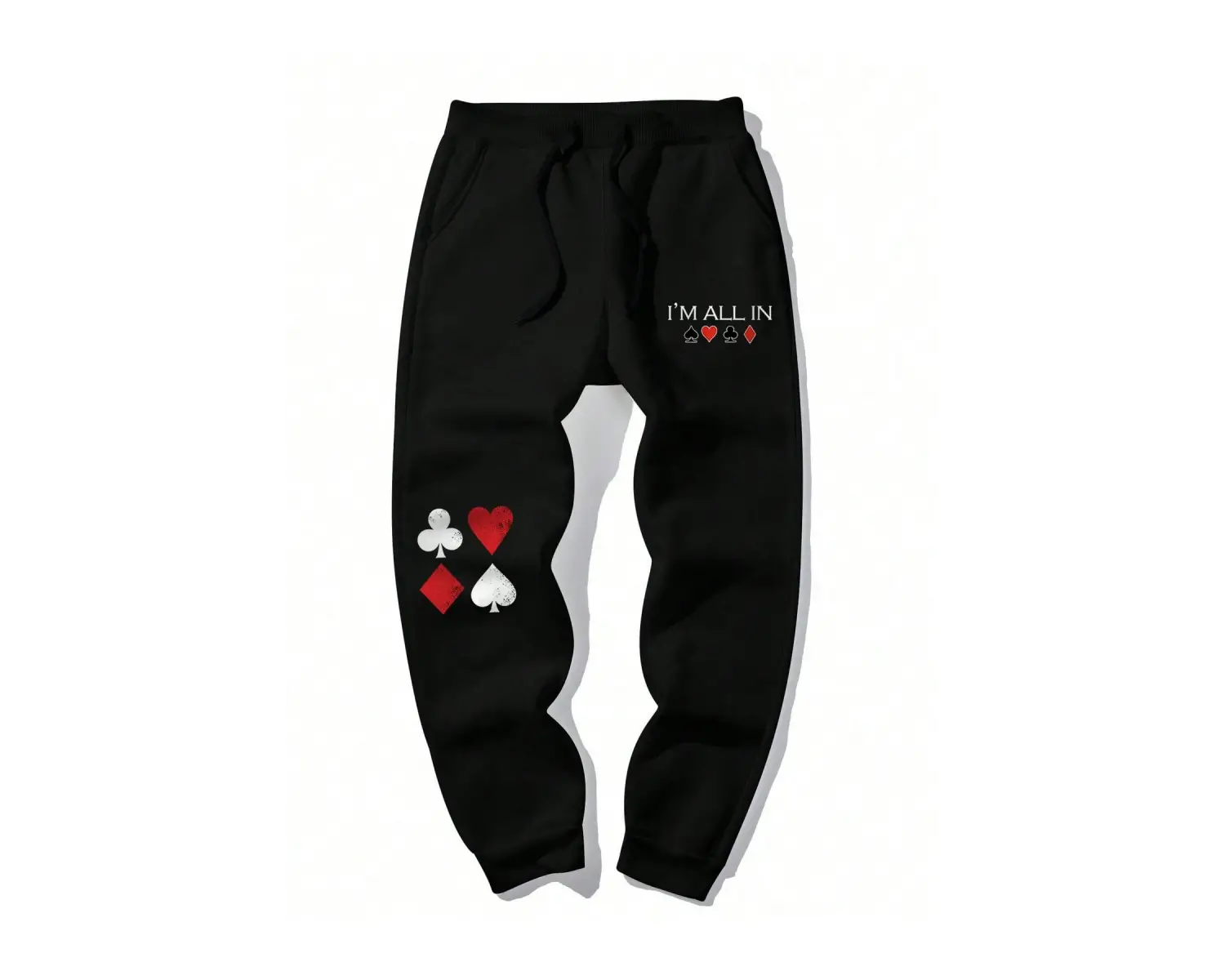 LEGND Playing Card Print Eşofman Altı