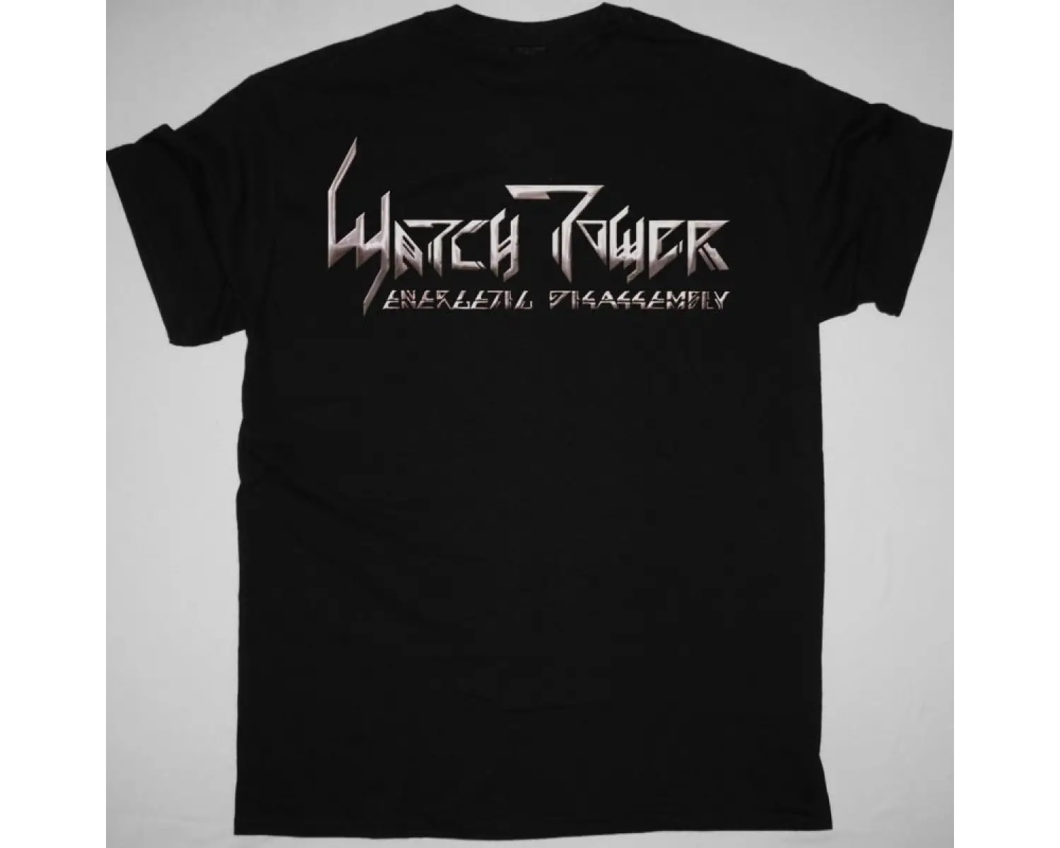 LENE LOVICH NEW TOY NEW BLACK T-SHIRT ÖN VE ARAKA BASKILI