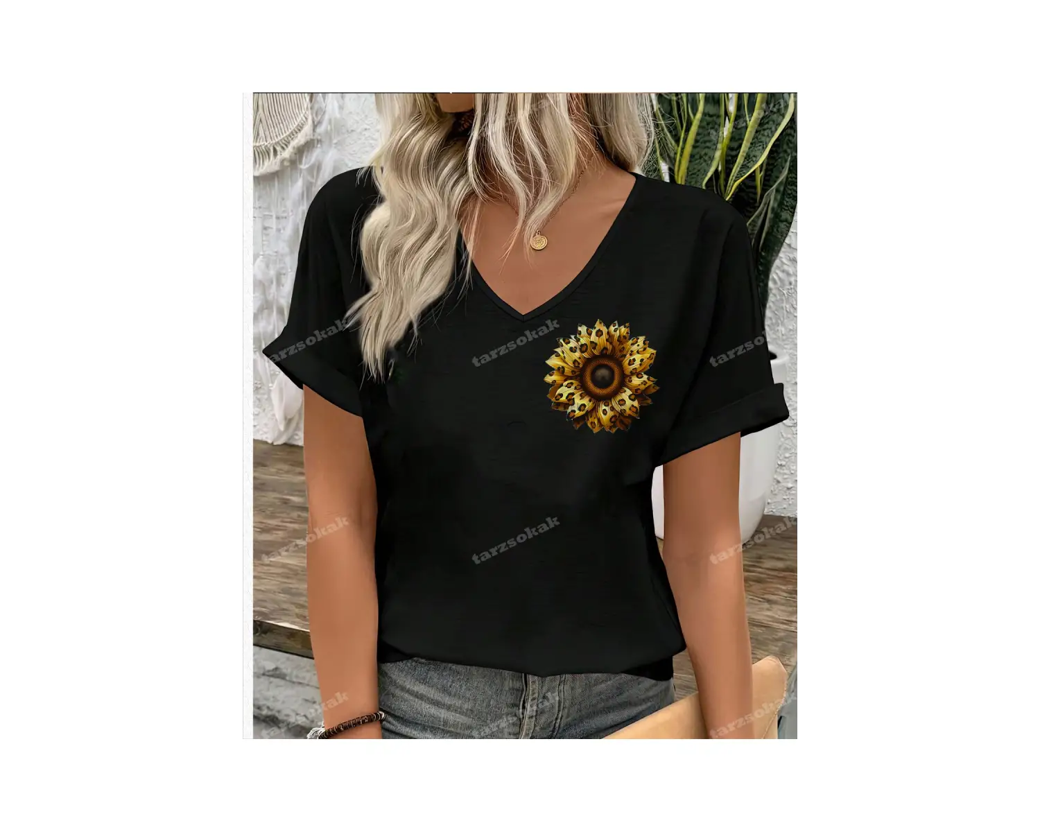 LEOPAR DESENLİ AY ÇİÇEĞİ