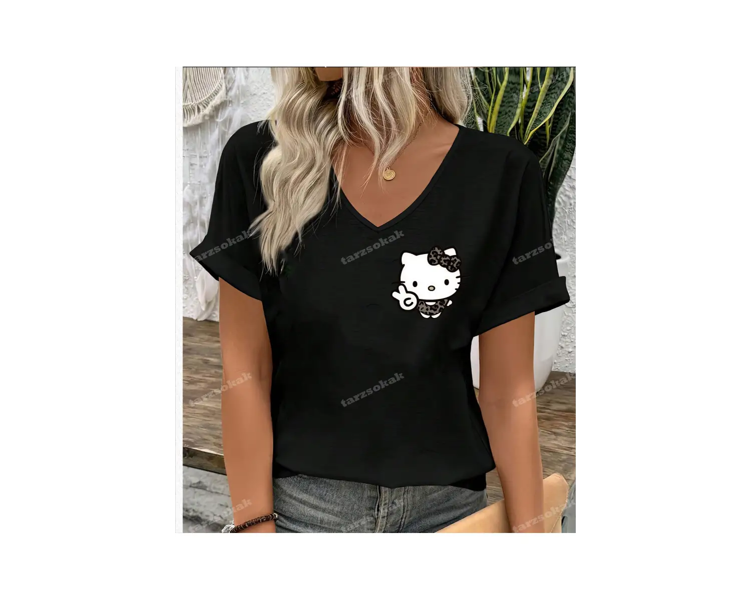 LEOPAR DESENLİ HELLO KİTTY 7