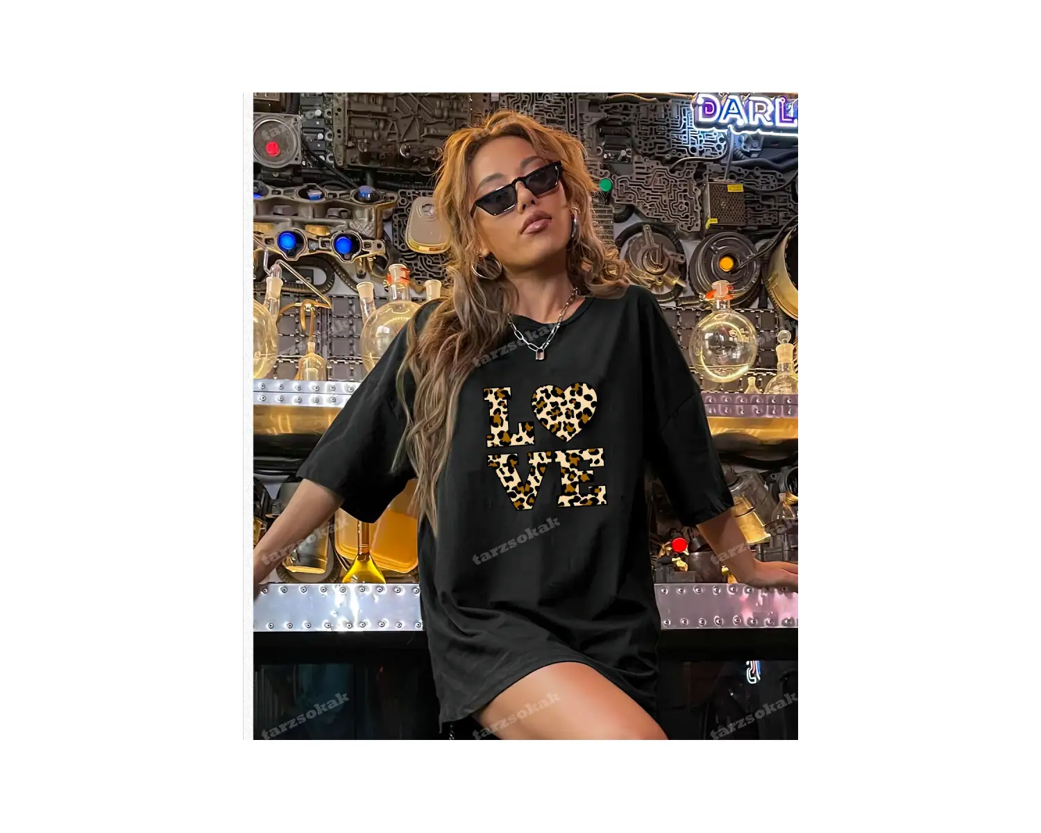 LEOPAR DESENLİ LOVE