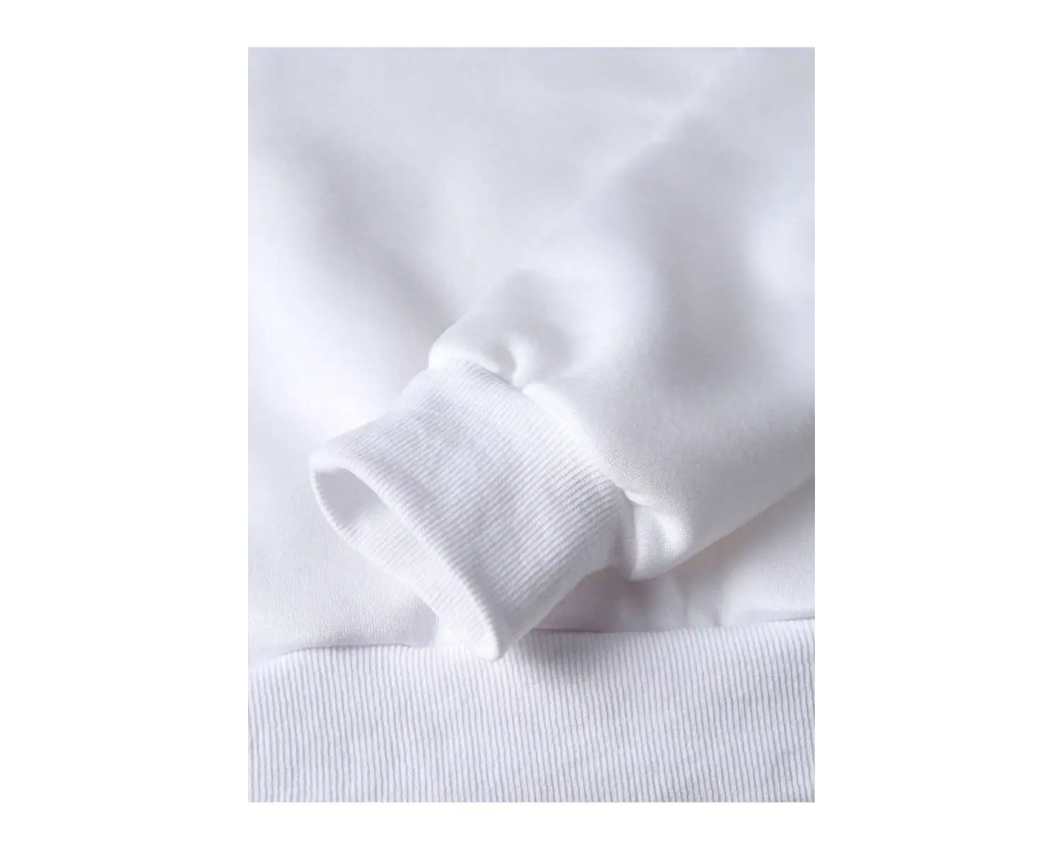 Leopard & Letter Graphic Lined Sweatshirt Beyaz