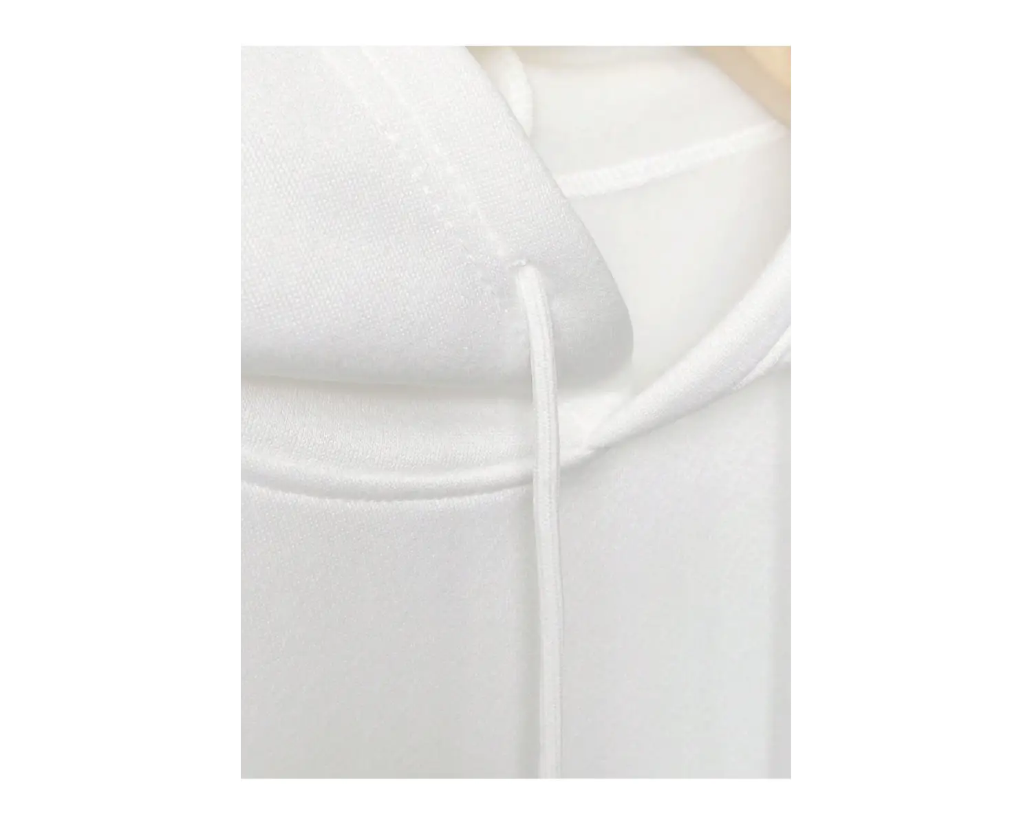 Letter & Bike Print Drop Shoulder Drawstring Hoodie Beyaz