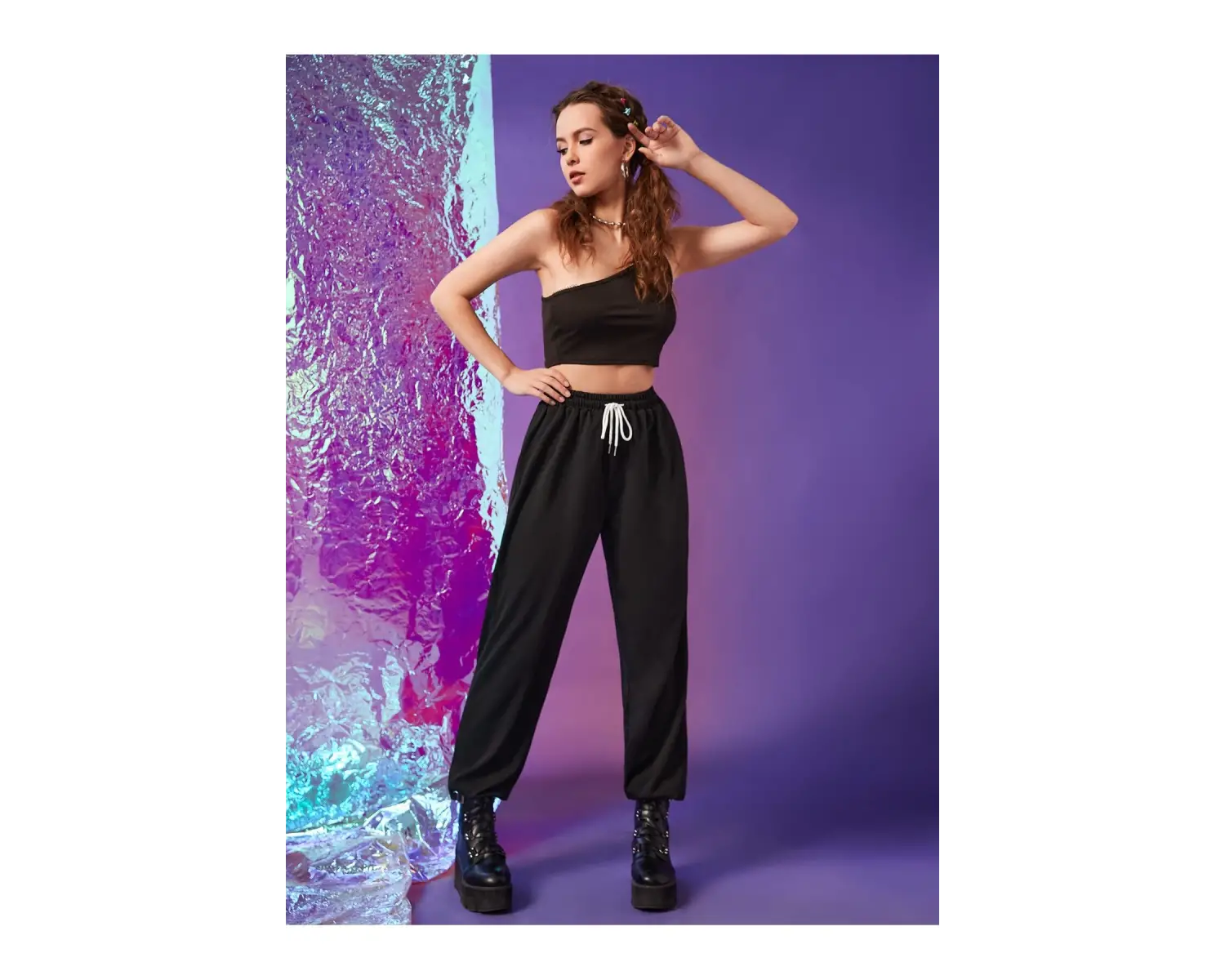 Letter Fire Graphic 4 Mevsim Eşofman