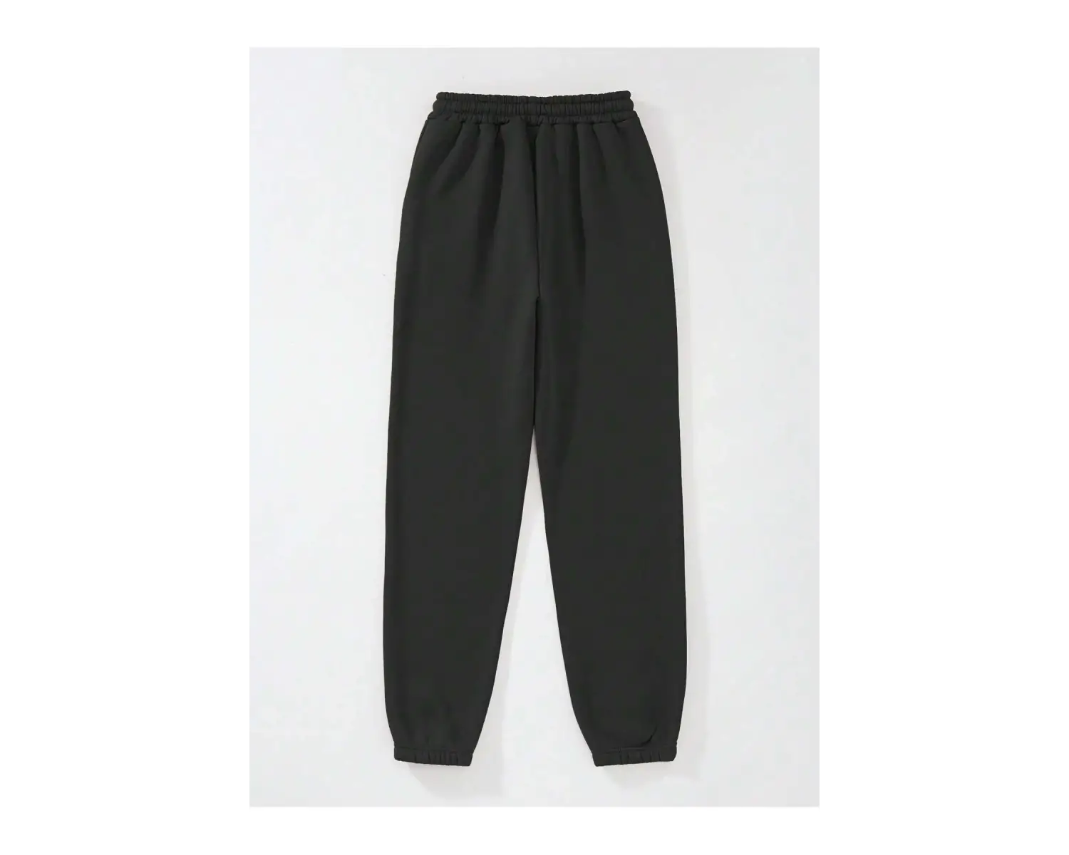 Letter Graphic Drawstring Waist 4 Mevsim Eşofman