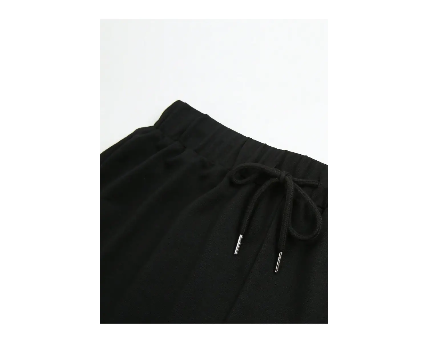 Letter Graphic Drawstring Waist Track Şort