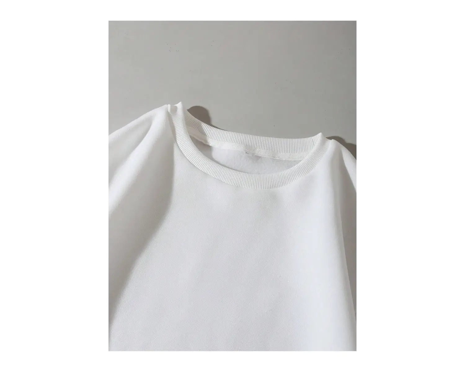 Letter Graphic Lined Sweatshirt Beyaz