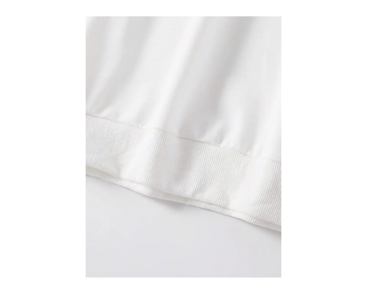 Letter & Tennis Racket Print Drop Shoulder Sweatshirt Beyaz