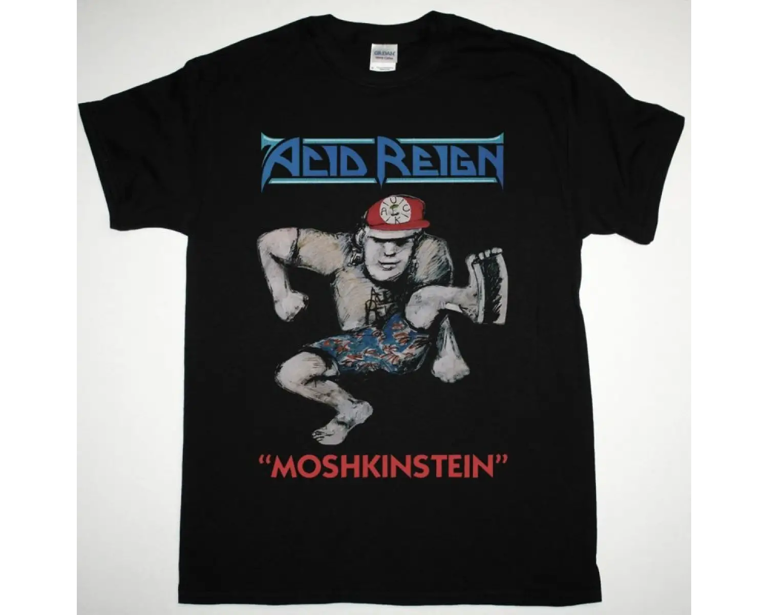 LIFE OF AGONY LOGO NEW BLACK T SHIRT ÖN VE ARAKA BASKILI
