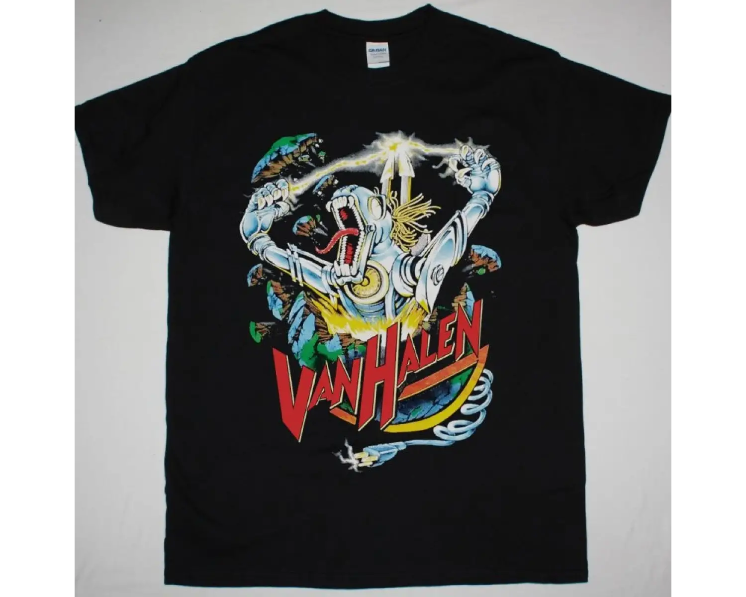 LITA FORD TOUR 1988 NEW WHITE T-SHIRT ÖN VE ARAKA BASKILI