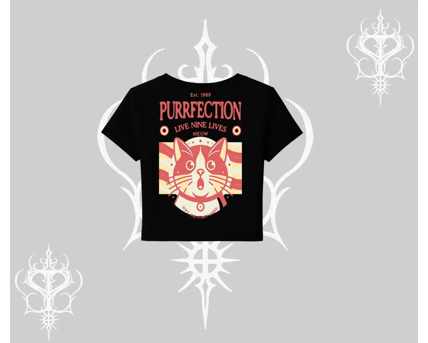 Live Nine Lives Kedi Tasarımlı Babby Tee Tshirt