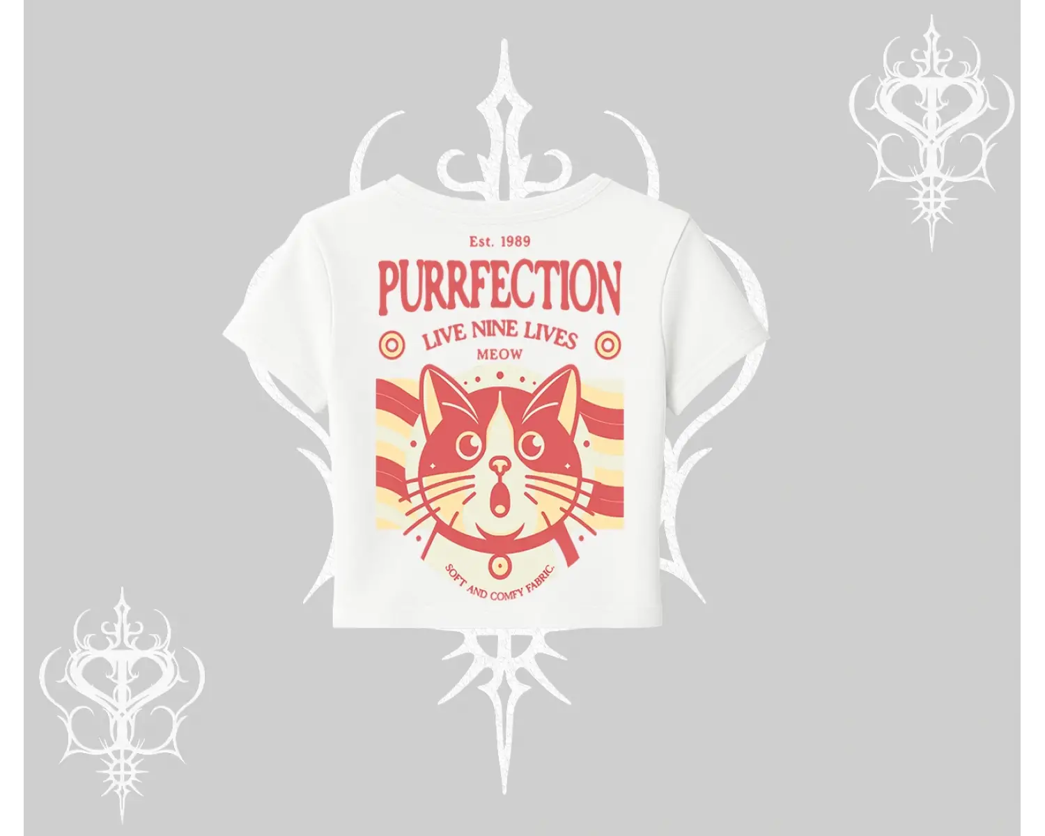 Live Nine Lives Kedi Tasarımlı Babby Tee Tshirt